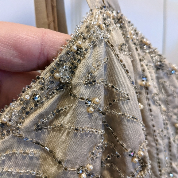 Vintage 50's beaded party dress - Picture 4 of 10